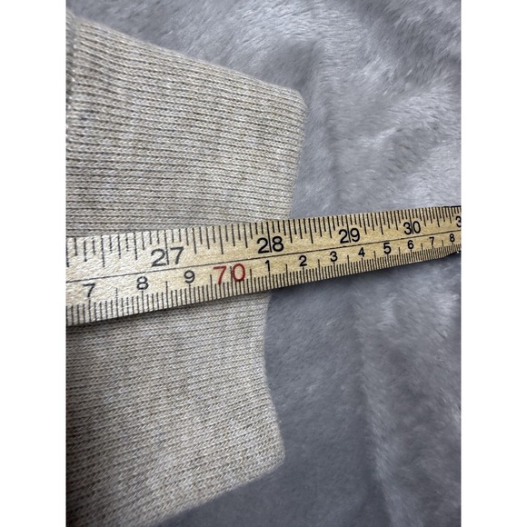 Polo Ralph Lauren Sweater Mens 4XLT Beige Quarter Zip Mock Neck Big Tall - Picture 8 of 8